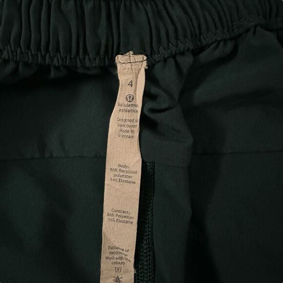 Lululemon Spring Break Away Short
Deep Green ~ size 4 - Picture 12 of 12